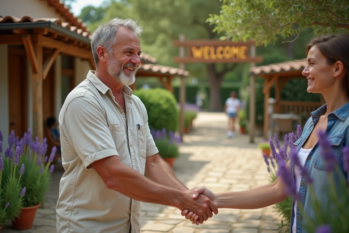 Propriétaire indépendant d'un camping Kawan Villages accueillant des vacanciers avec qualité de service